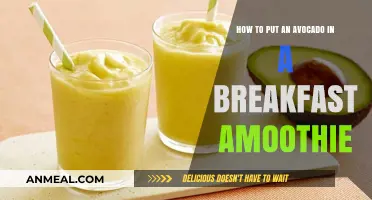 Creamy Avocado Breakfast Smoothie: Easy Recipe for a Nutritious Morning Boost