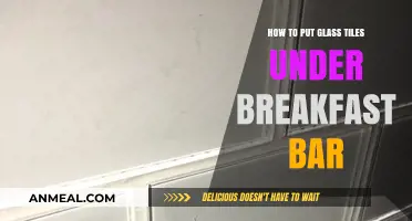Installing Glass Tiles Under Your Breakfast Bar: A Step-by-Step Guide