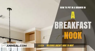 Maximize Your Breakfast Nook: Easy Steps to Install a Drawer