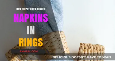 Elegant Linen Napkin Folding: Mastering the Art of Napkin Rings