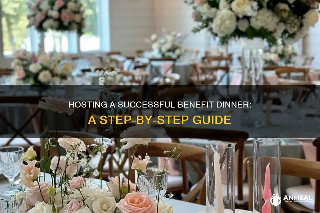 how to put on a benefit dinner