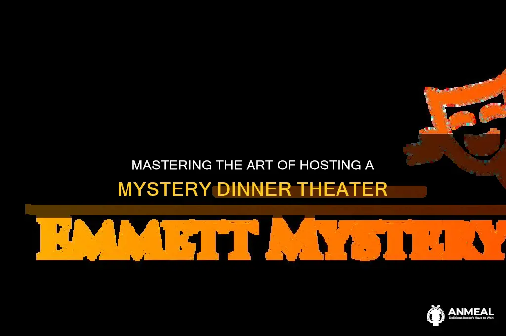 how to put on a mystery dinner theater