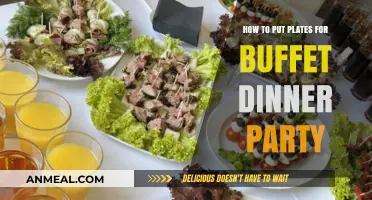 Elegant Buffet Setup: Mastering Plate Placement for Dinner Parties