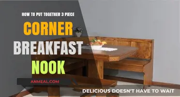 Easy Steps to Assemble a Cozy 3-Piece Corner Breakfast Nook