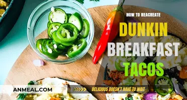 Recreate Dunkin’s Breakfast Tacos at Home: Easy DIY Recipe