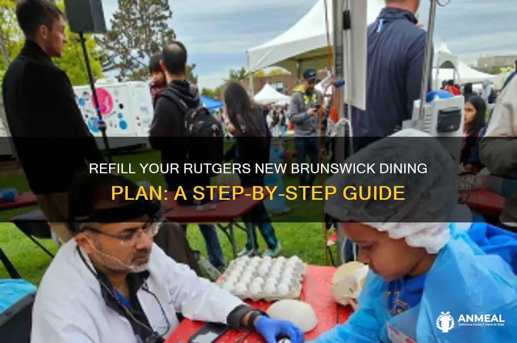 how to refill rutgers nb dinner plan