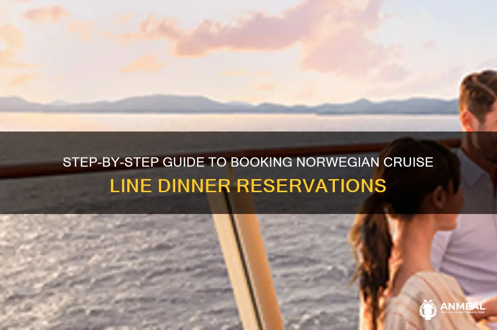 how to register for dinner norwegian cruise