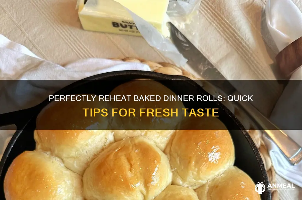 how to reheat baked dinner rolls