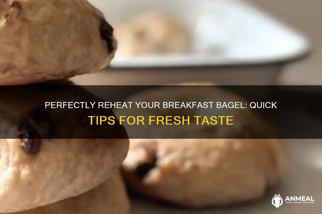 how to reheat breakfast bagel