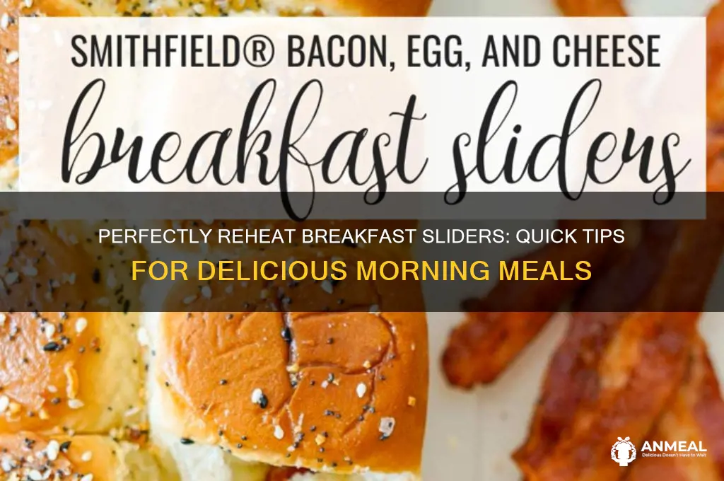 how to reheat breakfast sliders