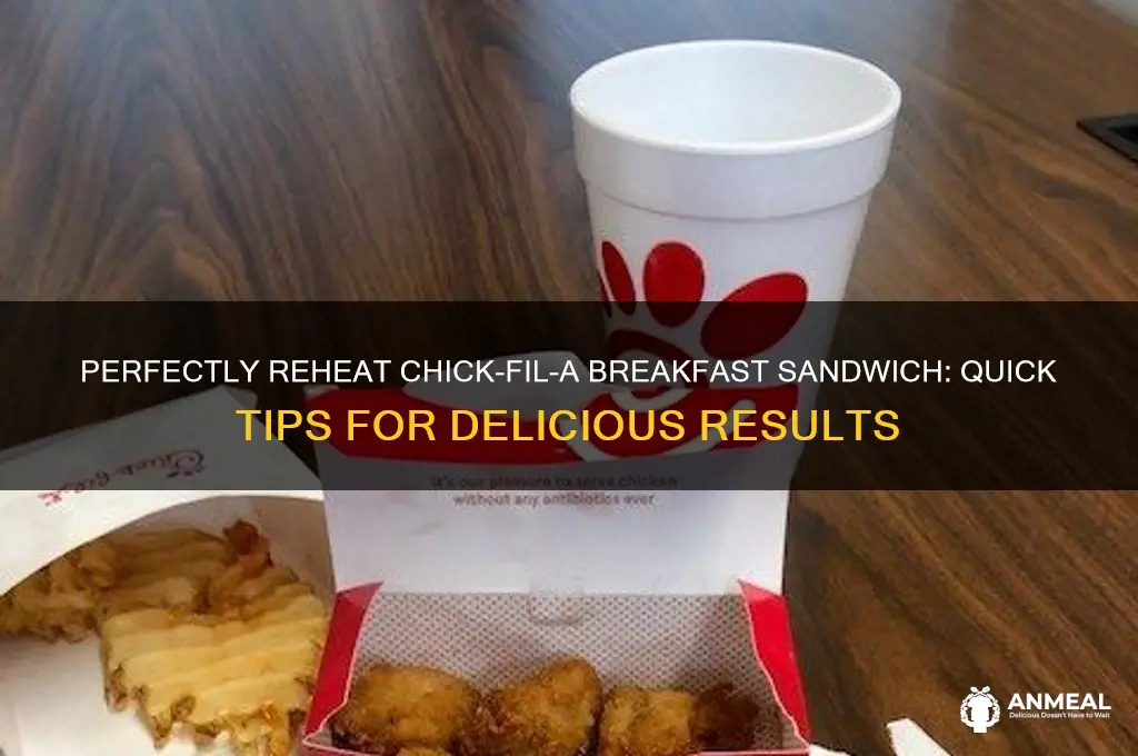 how to reheat chick fil a breakfast sandwich