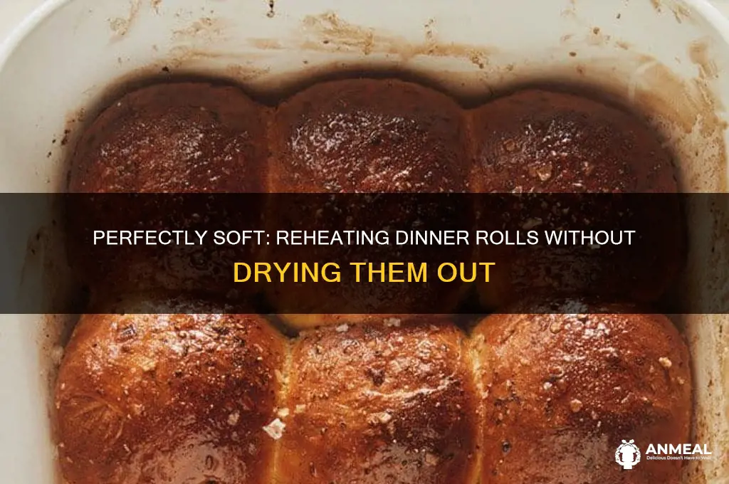 how to reheat dinner rolls without drying them out