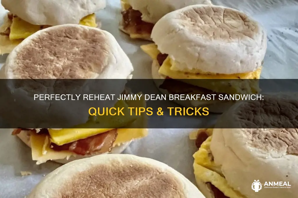 how to reheat jimmy dean breakfast sandwich