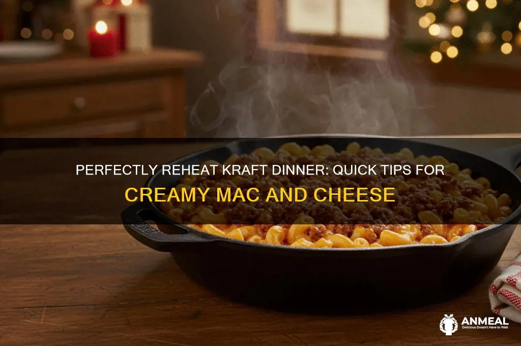how to reheat kraft dinner