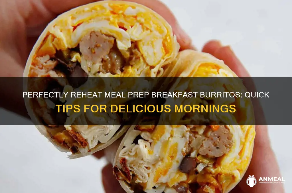 how to reheat meal prep breakfast burritos