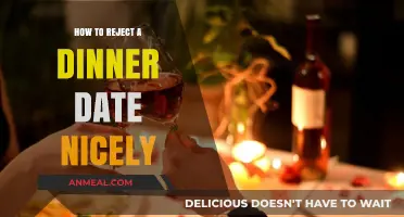 Gracefully Declining a Dinner Date: Kind and Respectful Ways to Say No