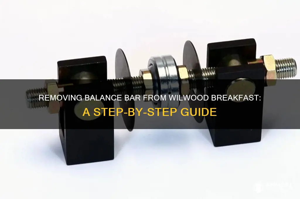 how to remove balance bar wilwood breakfast