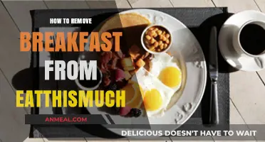 Quick Guide: Removing Breakfast from Your Eat This Much Plan