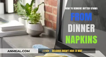 Effective Tips to Remove Butter Stains from Dinner Napkins Easily