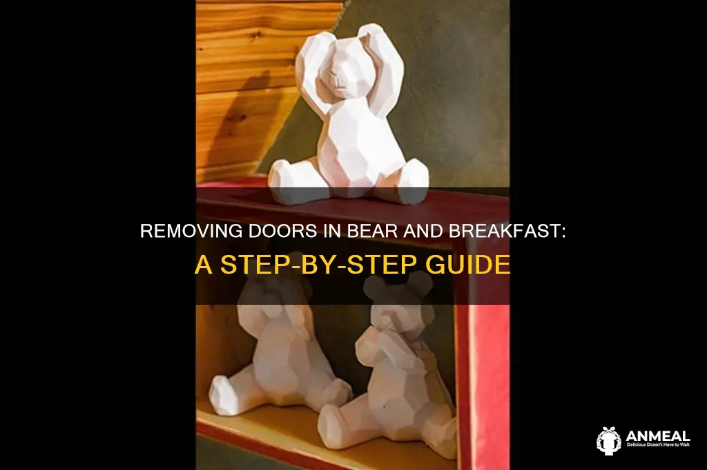 how to remove doors bear and breakfast