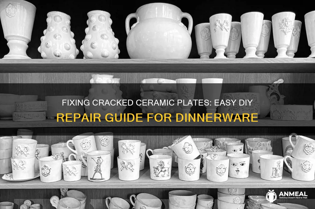how to repair ceramic dinner plates