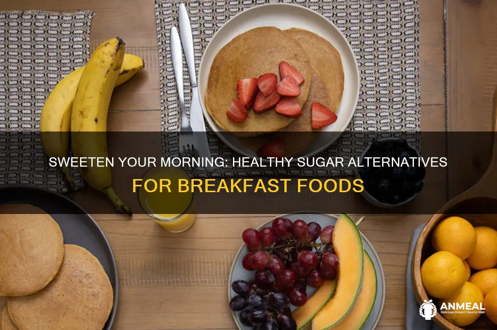 how to replace sugar in breakfast foods