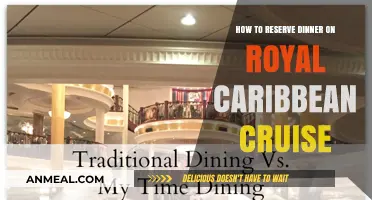 Royal Caribbean Dining Guide: Easy Steps to Reserve Your Cruise Dinner