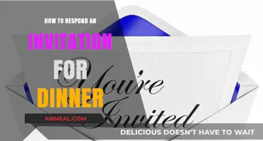 Mastering the Art of Graciously Accepting or Declining Dinner Invitations