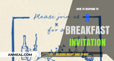 Mastering the Art of Graciously Accepting or Declining Breakfast Invites