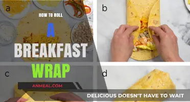 Master the Art of Rolling a Delicious Breakfast Wrap at Home