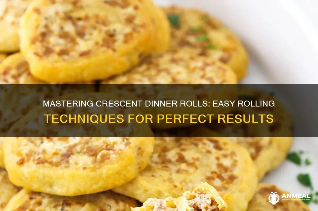 how to roll crescent dinner rolls