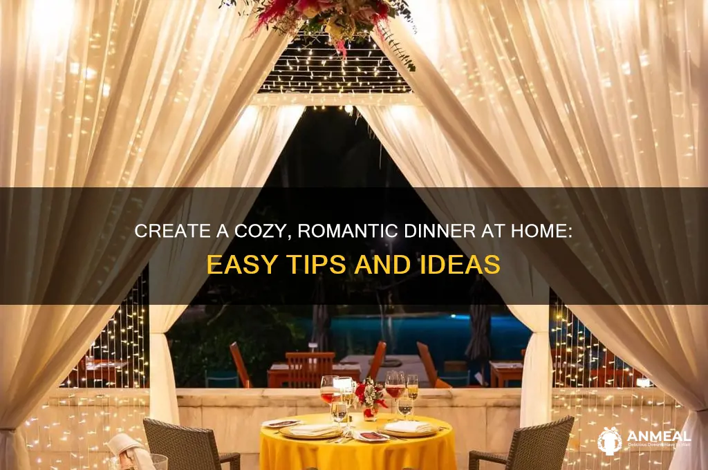 how to romantic dinner at home