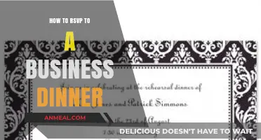 Mastering Business Dinner RSVPs: Etiquette, Tips, and Professional Responses