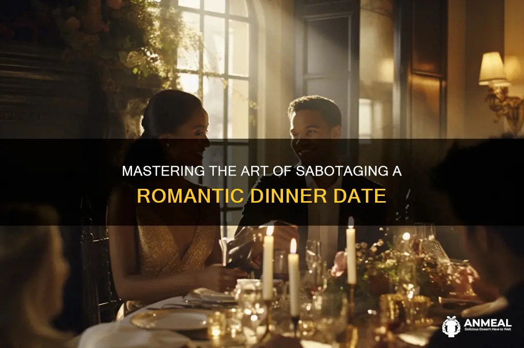 how to ruin someones dinner date