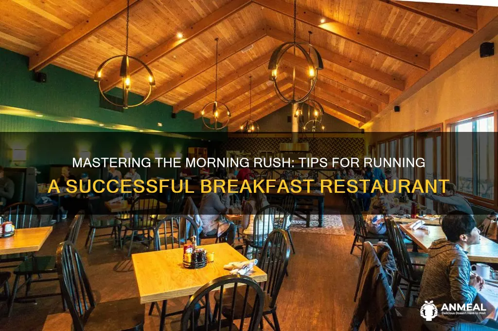 how to run a breakfast restaurant