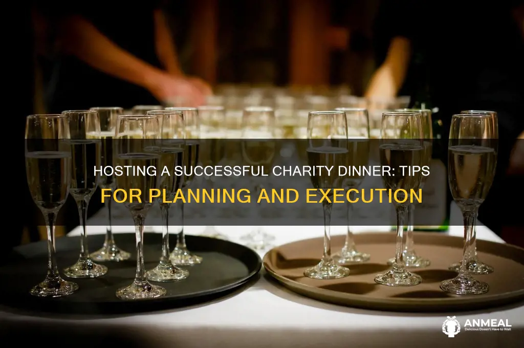 how to run a charity dinner