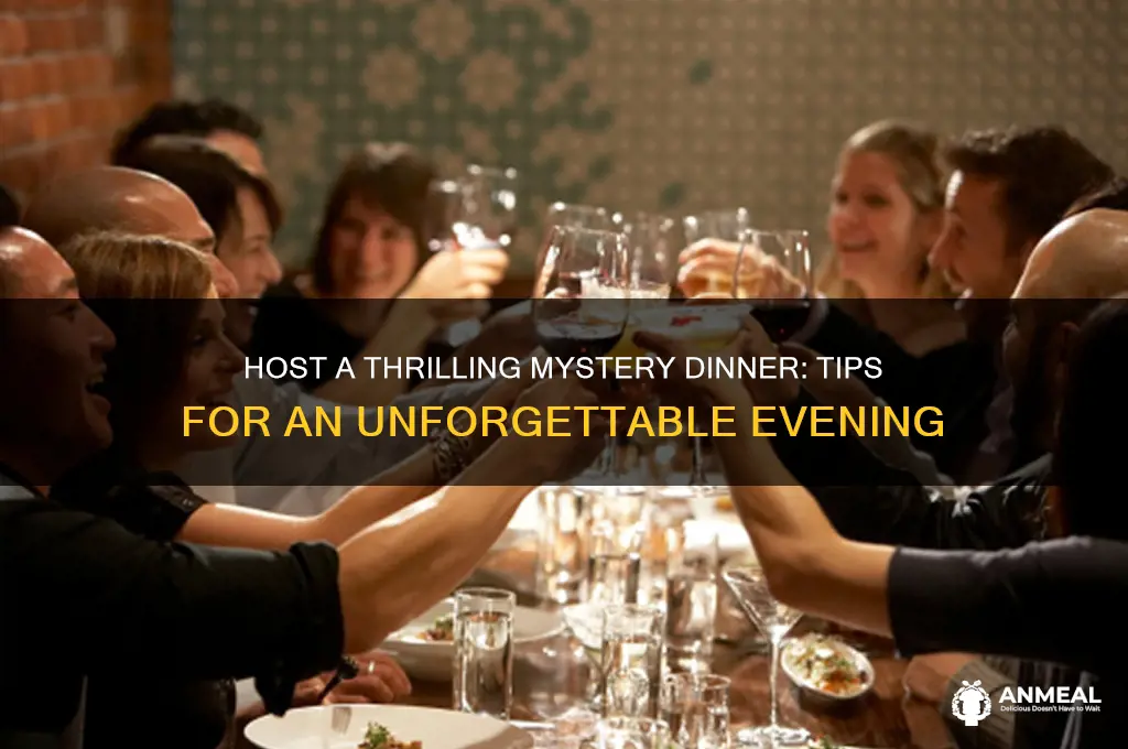 how to run a mystery dinner