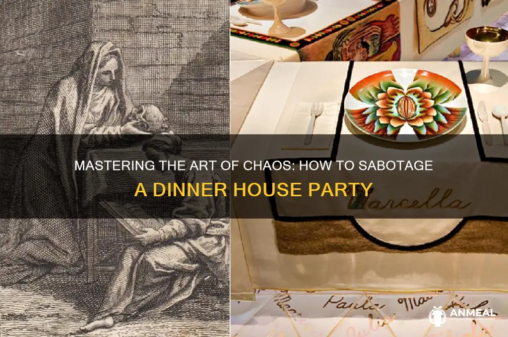 how to sabotage dinner house party