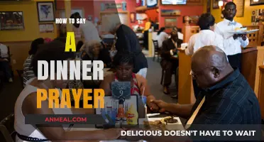 Grace at the Table: A Guide to Saying a Dinner Prayer