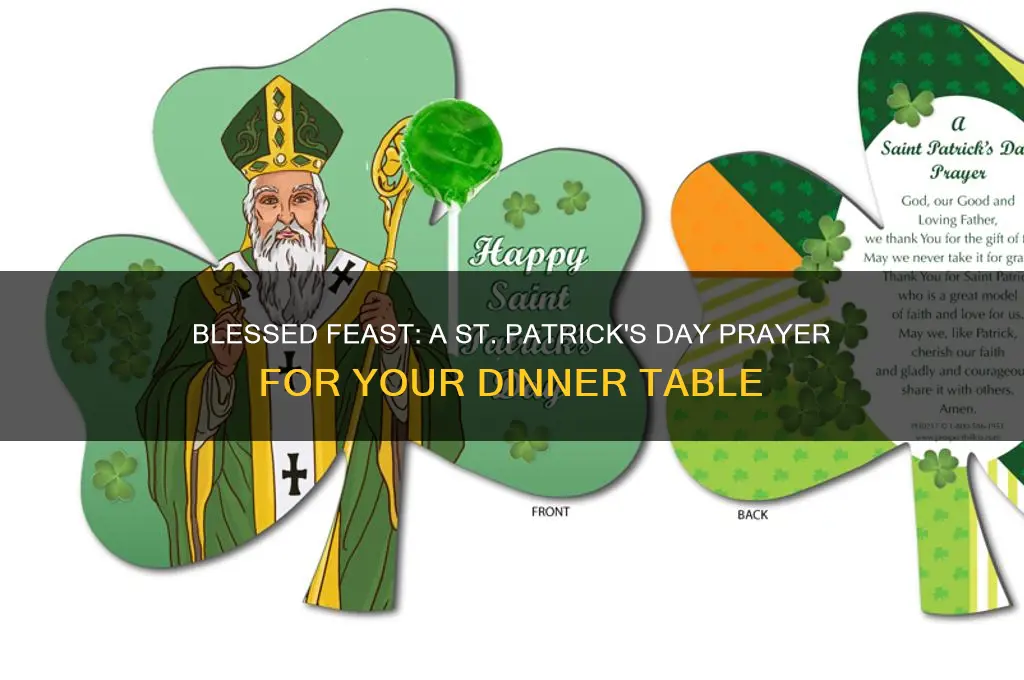 how to say a st patricks day prayer before dinner