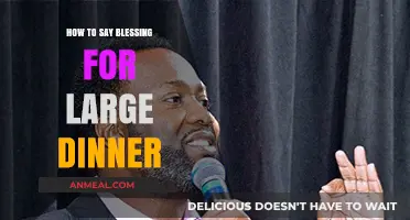 Gracious Gatherings: A Guide to Saying Blessings at Large Dinners
