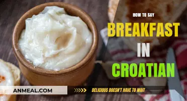 Start Your Day Right: Learn How to Say Breakfast in Croatian