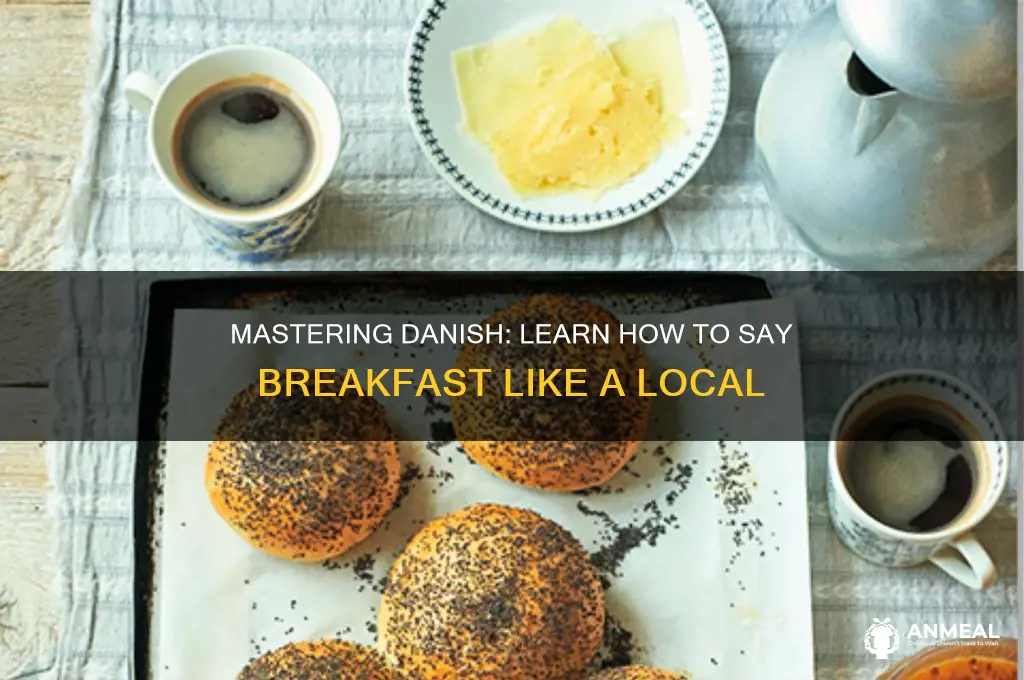 how to say breakfast in danish