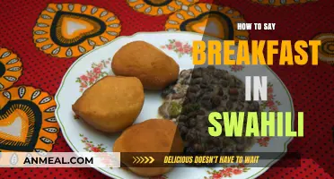 Discover the Swahili Word for Breakfast: A Quick Language Guide