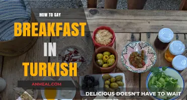 Discover the Turkish Word for Breakfast: A Quick Language Guide