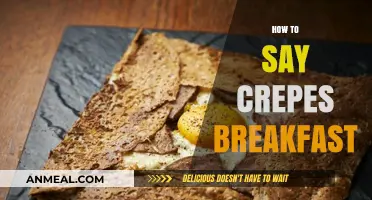 Mastering the Art of Saying 'Crepes for Breakfast' in Any Language