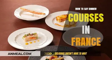 Mastering French Dining Etiquette: Understanding and Naming Dinner Courses in France