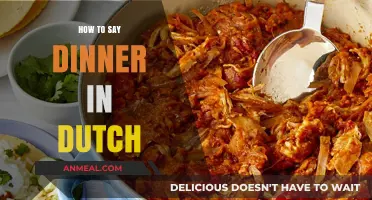 Mastering Dutch Vocabulary: How to Say Dinner in Dutch