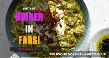 Mastering Farsi: How to Say Dinner and Impress Persian Speakers