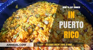 Discovering Puerto Rico's Dinner Vocabulary: A Guide to Local Dining Terms